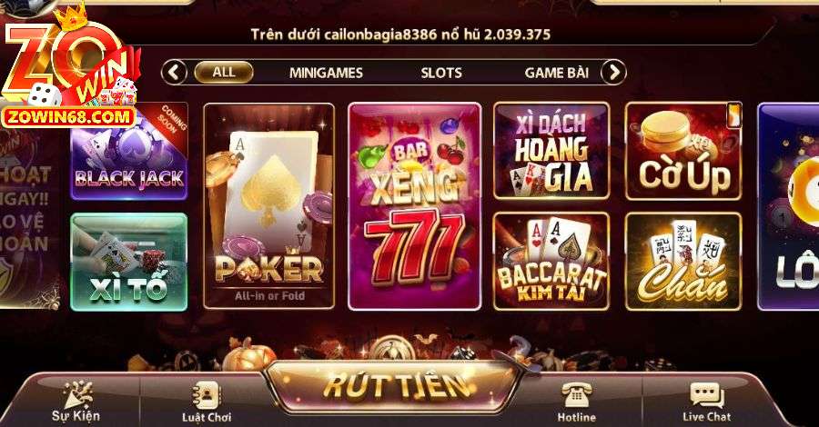 Baccarat Zowin thu hút người tham gia chơi đông đảo mỗi ngày