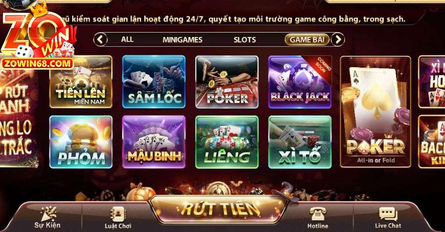 Danh mục game bài đổi thưởng quy tụ loạt game xanh chín thú vị