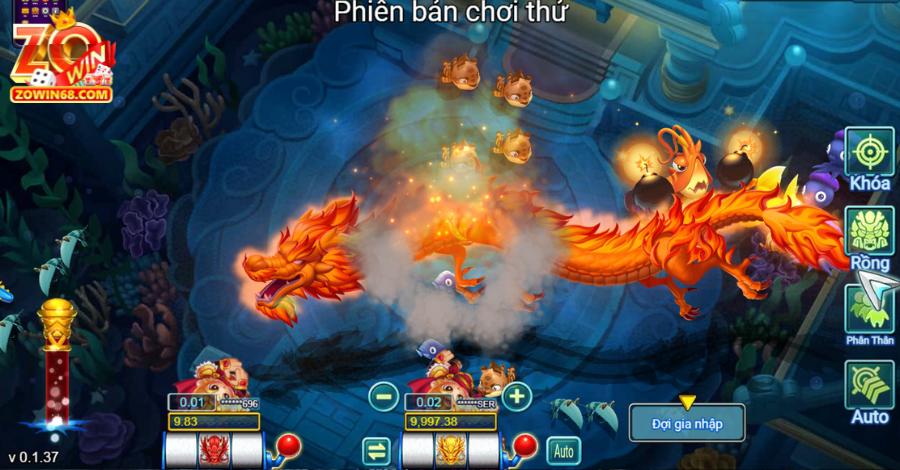 Bắn cá Thần Rồng là tựa game đổi thưởng quen thuộc với nhiều người