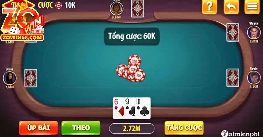 Cách đánh bài Liêng tương đồng với Poker 