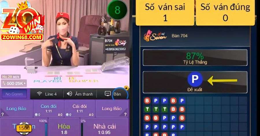 Tool hack Baccarat đưa ra dự đoán kết quả trước mỗi ván bài